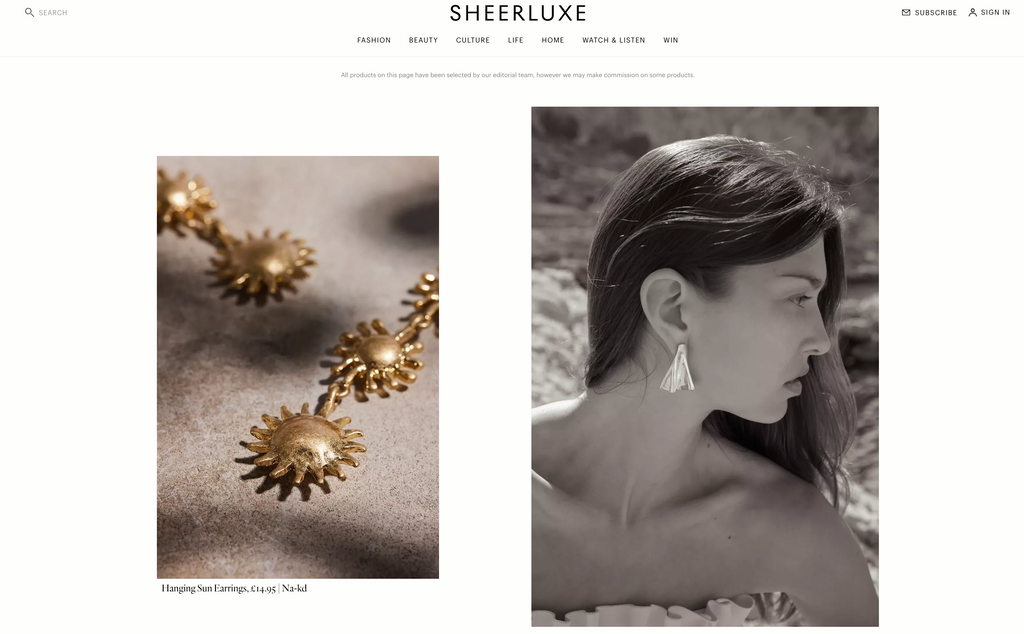 SHEERLUXE: A Look We Love: Statement Earrings