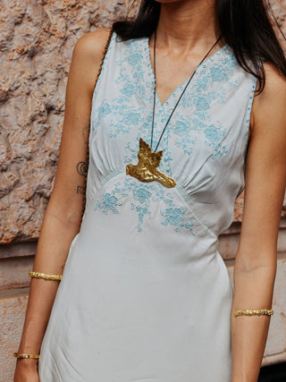 Siren Pendant Cord Necklace
