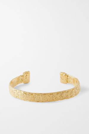 YSSO Labyrinth Gold Adjustable Cuff Bracelet