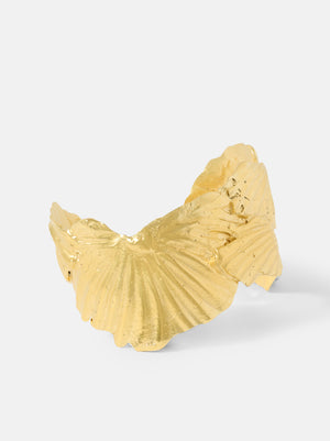 YSSO Birth of Venus Gold Adjustable Cuff Bracelet