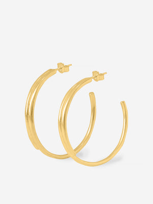 YSSO Queen Midi Gold Hoops