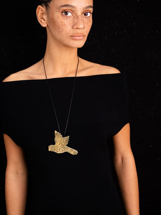 Siren Pendant Cord Necklace