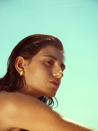 Tiny Leaf Earrings