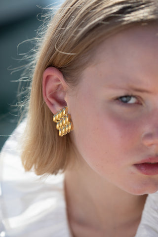 Chain Link Earrings Clip