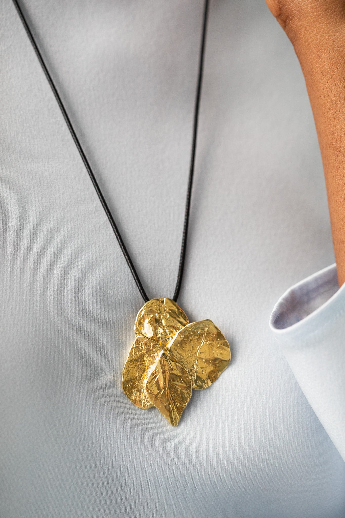 Bougainvillea Fleur Cord Necklace - an Eden Rock St Barths Exclusive