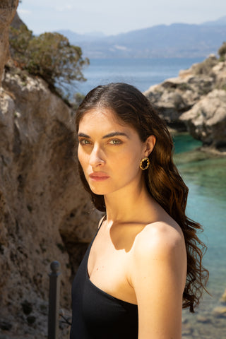 Gold Wreath Earrings