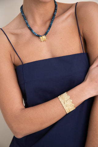 Sea Urchin in Jade Necklace