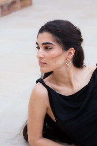 Voyage Earrings in Silver