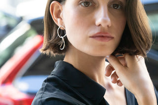 Voyage Chain Earrings in Sterling Silver