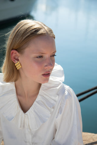 Chain Link Earrings Clip