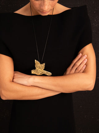 Siren Pendant Cord Necklace