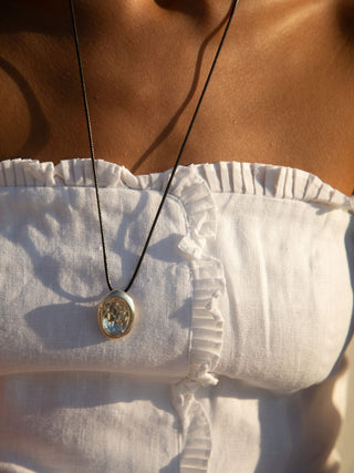Aesop Cord Necklace In Sterling Silver