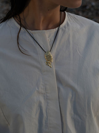 Pisces Cord Fish Pendant