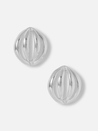 Flower Bud Medium In Sterling Silver