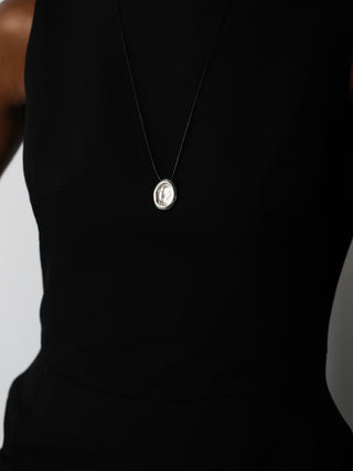 Aesop Cord Necklace In Sterling Silver