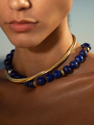 Helen Lapis Stone Necklace