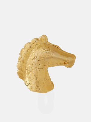 YSSO Aethon Dream Horse Gold Brooch Pin