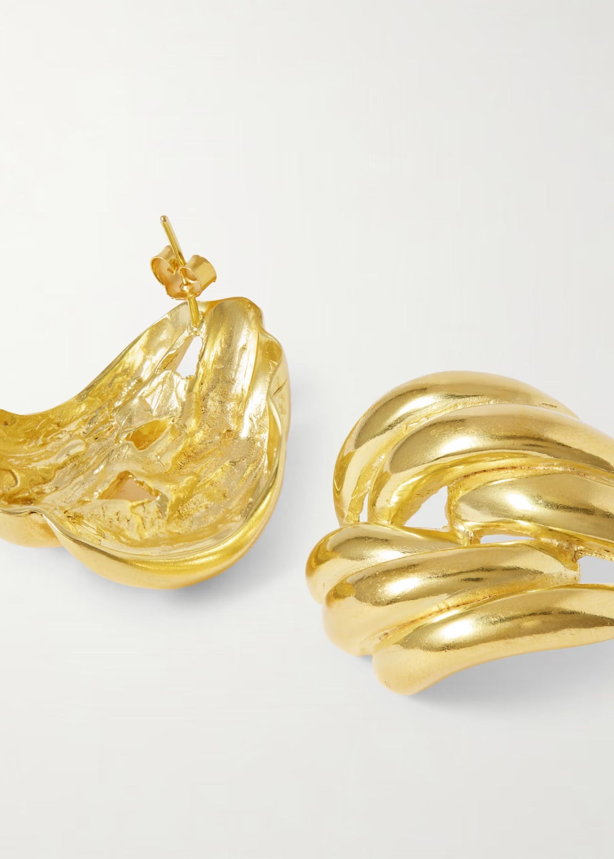 YSSO Clos Gold Statement Earrings