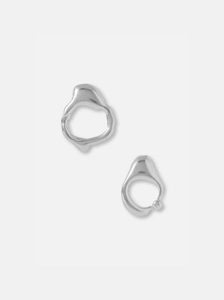 Droplet Mist Earrings In Sterling Silver