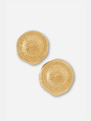 YSSO Era Gold Statement Earrings