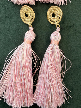 Mentis Rose Lace Earrings