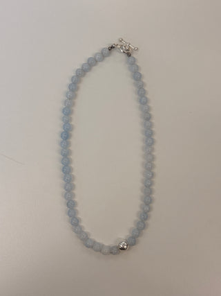 Light Blue Beaded Necklace