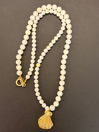 Nantucket Bespoke Mother of Pearl Shell Necklace