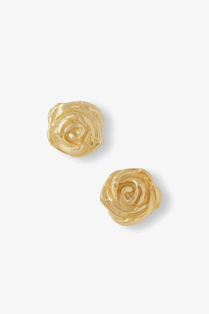 YSSO Tiny Rose Gold Stud Earrings