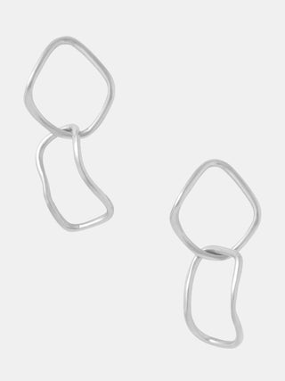 Voyage Chain Earrings in Sterling Silver