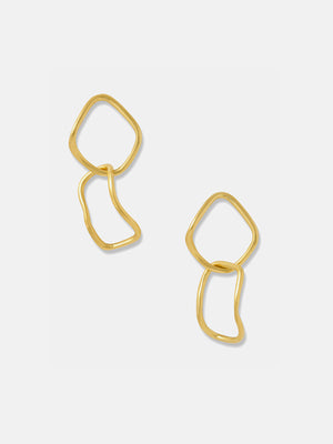 YSSO Voyage Gold Chain Earrings