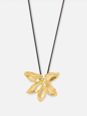 YSSO Eden Rock Frangipanier Gold Cord Necklace