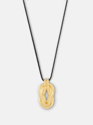 YSSO Hercules Knot Gold Cord Necklace