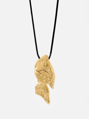 YSSO Pisces Gold Cord Necklace