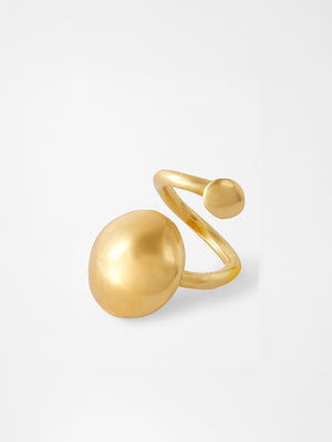 YSSO Yellow Moon Gold Adjustable Ring