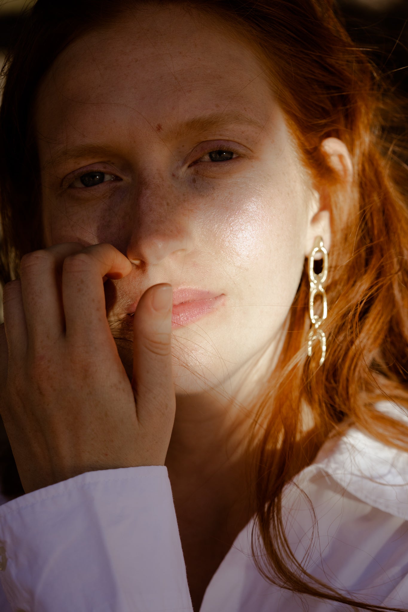 THE OPEN LINK EARRINGS